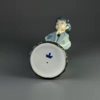 Винтажная фарфоровая статуэтка Испания Lladro 4989 Japanese Sayonara Японское прощание Гейша