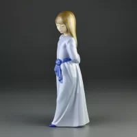 Винтажная фарфоровая статуэтка Испания Lladro NAO Girl Девочка