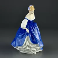 Винтажная фарфоровая статуэтка Англия Royal Doulton 3340 Kay Девушка Кей