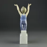 Винтажная фарфоровая статуэтка Испания Lladro 5871 Olympic Champion Олимпийский чемпион