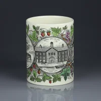 Винтажная английская кружка Веджвуд 200-летний юбилей Commemorates the 200th Anniversary Josiah Wedgwood and Sons 1959