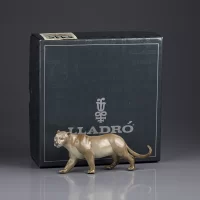 Винтажная фарфоровая статуэтка Пума Lladro 5435 Puma