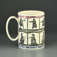 Винтажная английская кружка Уильям Шекспир Юбилей Wedgwood William Shakespeare Playwright and Poet