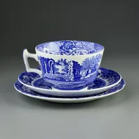 Винтажное английское чайное трио Copeland Spode's Italian