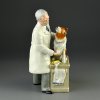 Винтажная фарфоровая статуэтка Англия Royal Doulton 2731 Thanks Doc Ветеринар с собакой