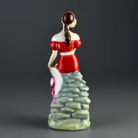 Винтажная фарфоровая статуэтка Англия Royal Doulton 3168 Jemma Девушка Джемма