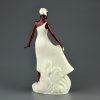 Винтажная фарфоровая статуэтка в стиле ар-деко Англия Девушка с фламинго Royal Doulton 3946 Millie