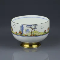 Винтажный кофейный фарфоровый сервиз в стиле ар-деко Carlton Ware Sylvan Англия