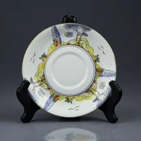 Винтажный кофейный фарфоровый сервиз в стиле ар-деко Carlton Ware Sylvan Англия