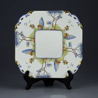 Винтажный кофейный фарфоровый сервиз в стиле ар-деко Carlton Ware Sylvan Англия