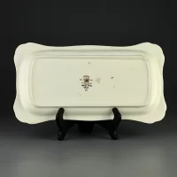 Винтажный английский сет Maling Шкатулка Подсвечник Поднос Peony rose