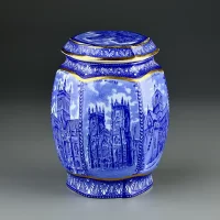 Винтажная английская чайница имбирница Соборы Англии Wade Potteries Ringtons