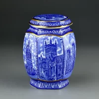 Винтажная английская чайница имбирница Соборы Англии Wade Potteries Ringtons
