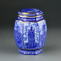 Винтажная английская чайница имбирница Соборы Англии Wade Potteries Ringtons