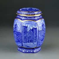 Винтажная английская чайница имбирница Соборы Англии Wade Potteries Ringtons