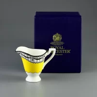 Винтажный английский кувшин для сливок Royal Worcester Rail And Chain 1920 Historical Jug Collection