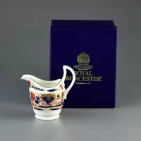 Винтажный английский кувшин для сливок Royal Worcester Nelson Imari 1802 Historical Jug Collection