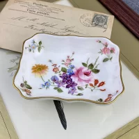 Винтажная фарфоровая розетка тарелочка Англия Royal Crown Derby Posies
