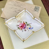 Винтажная фарфоровая розетка тарелочка Цветы Англия Royal Crown Derby Posies