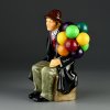 Винтажная фарфоровая статуэтка Англия Продавец воздушных шаров Royal Doulton Balloon Man