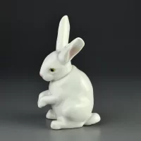 Винтажная фарфоровая статуэтка Испания Кролик Заяц Lladro 5907 Sitting Bunny