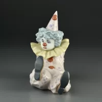 Винтажная фарфоровая статуэтка Испания Клоун Lladro 5812 Tired Friend