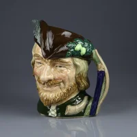 Винтажный английский кувшин Робин Гуд Royal Doulton D6527 Robin Hood Toby Character Jug