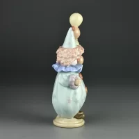 Винтажная фарфоровая статуэтка Испания Клоун с воздушными шариками Lladro 5811 Littlest Clown