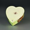 Винтажная английская шкатулка в форме сердца Фазан в цветах Maling Pheasant