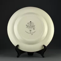 Тарелка винтажная декоративная настенная Англия Masons Royal Mandalay Platinum Edition