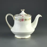Винтажный чайный сет Фарфор Англия Чайные трио, чайник, кувшин для молока, саарница, тарелка Paragon China