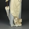 Винтажная фарфоровая статуэтка Испания Дама с зонтиком и собачкой Lladro 4761 Dama del Bulevar