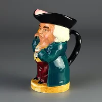 Винтажный английский кувшин Burlington Ware Oyez Городской глашатай Toby Character Jug