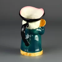 Винтажный английский кувшин Burlington Ware Oyez Городской глашатай Toby Character Jug