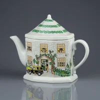 Английский коллекционный чайник Домик Wade Ceramics for Ringtons 1980s Collectors Teapot