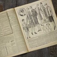 Антикварный французский журнал мод Le Petit Echo de la Mode Dimanche 21 Aout 1927 Ар-деко