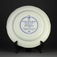Тарелка винтажная декоративная настенная Англия Цветы Spode Botanical First Introduced c.1820