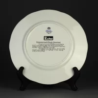 Тарелка винтажная декоративная настенная Фарфор Англия Рождество Christmas Plate 1991 Bishopwearmouth Church Sunderland