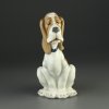 Винтажная фарфоровая статуэтка Бассет-хаунд Собака Испания Lladro NAO 375 Dog