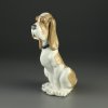 Винтажная фарфоровая статуэтка Бассет-хаунд Собака Испания Lladro NAO 375 Dog