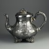 Антикварный английский чайник из олова