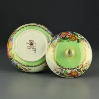 Винтажная английская шкатулка Maling Peony rose