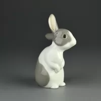 Винтажная фарфоровая статуэтка Кролик Заяц Испания NAO Lladro 1457 Patches