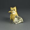 Винтажная английская фарфоровая статуэтка Котёнок с газетой Royal Doulton