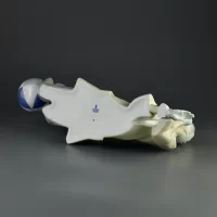 Винтажная фарфоровая статуэтка Испания Клоун с мячом Lladro 4618 Clown with Ball