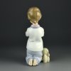 Винтажная фарфоровая статуэтка Испания Мальчик молится Lladro 6582 Bless Us All