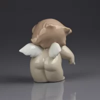 Винтажная фарфоровая статуэтка Ангелок Испания NAO Lladro 5000 Shush Cheeky Cherub