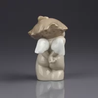 Винтажная фарфоровая статуэтка Ангел Испания NAO Lladro 5012 Naughty me