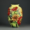 Винтажная английская ваза с цветочным орнаментом Old Tupton Ware