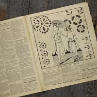 Антикварный французский журнал мод Le Petit Echo de la Mode Dimanche 23 Septembre 1923 Ар-деко